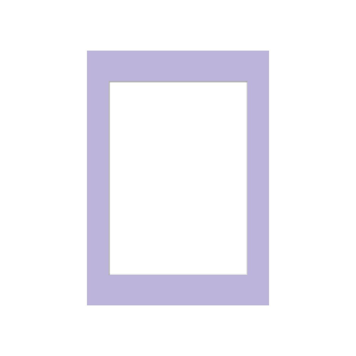 Passepartout A4 (vindue: A5) - Lilac